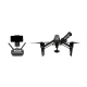 Kit parachute pour DJI Inspire 2 avec Radio 868MHz - S3 DGAC