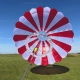 Parachute Hémisphérique 40m² W/ Slider